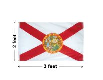 2'x3' Florida Nylon Outdoor Flag